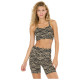 Athlecia Γυναικείο μπουστάκι Larissa Printed Sports Bra